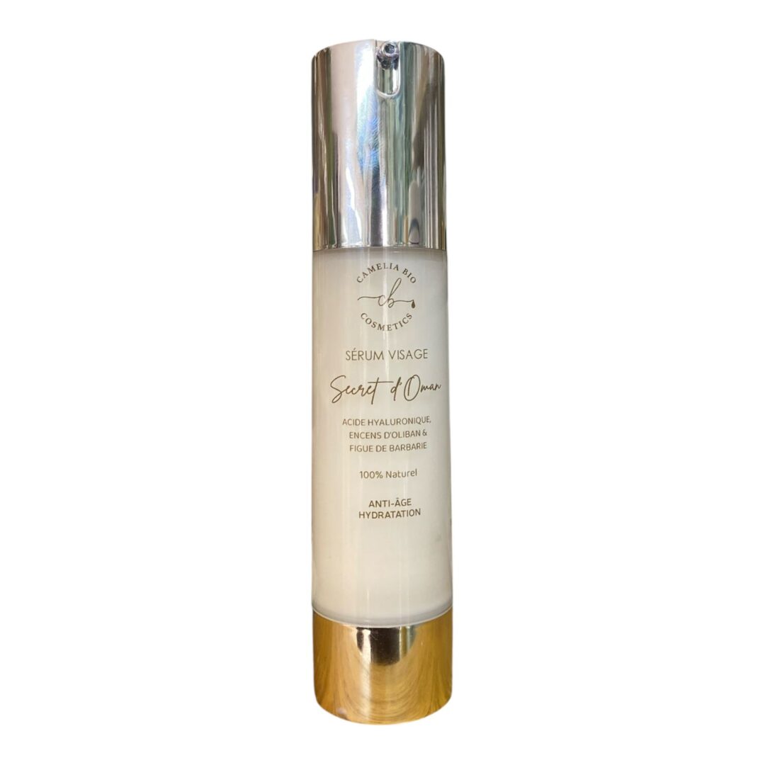 SÉRUM VISAGE SECRET D'OMAN  acide hyaluronique encens d'oliban figue de barbarie