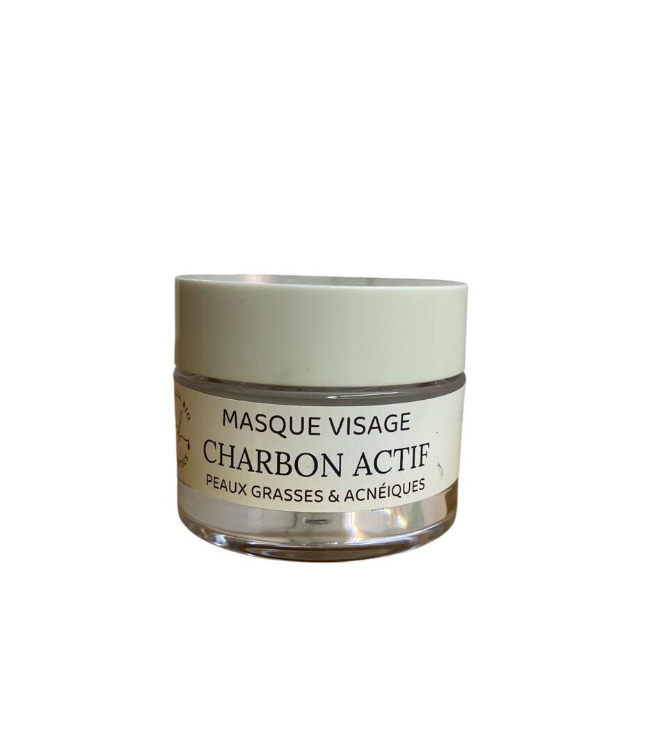 MASQUE VISAGE CHARBON ACTIF PEAUX GRASSES ET ACNEIQUES